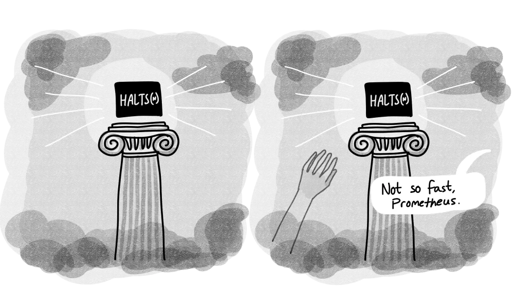 Prometheus tries to steal the HALTS function