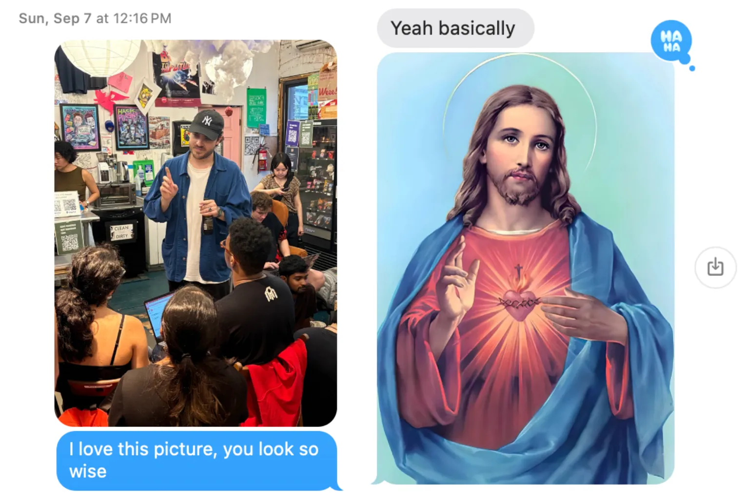 Jake Welch offering his intellectual services