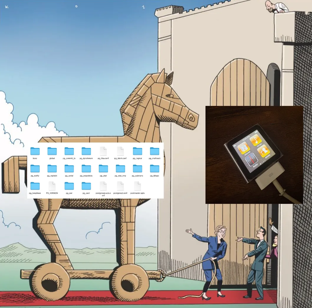 Trojan-horsing data into my iPod